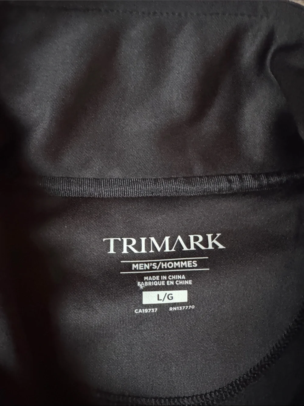 Trimark JMU Facilities Management Black Full Zip Performance Jacket SIZE L